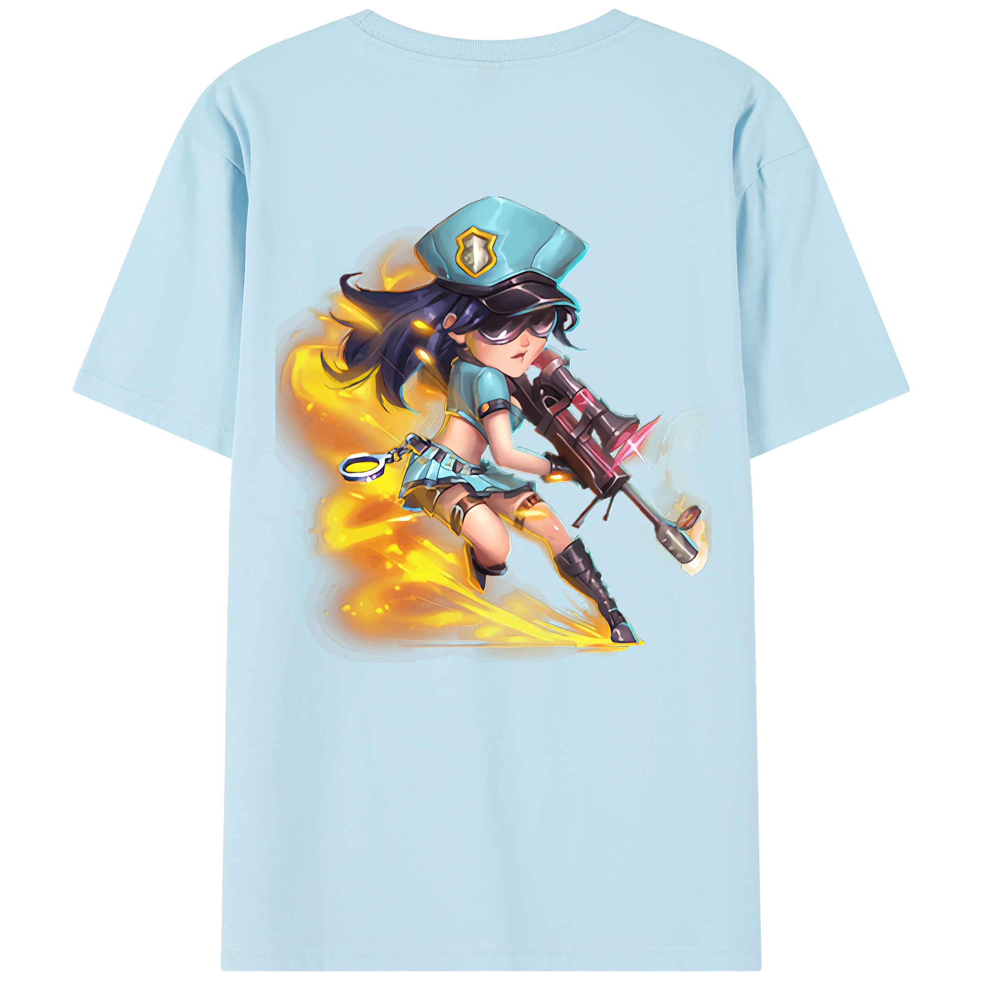 リーグ・オブ・レジェンド League of Legends LOL 綿100％半袖Tシャツ（背面プリント）